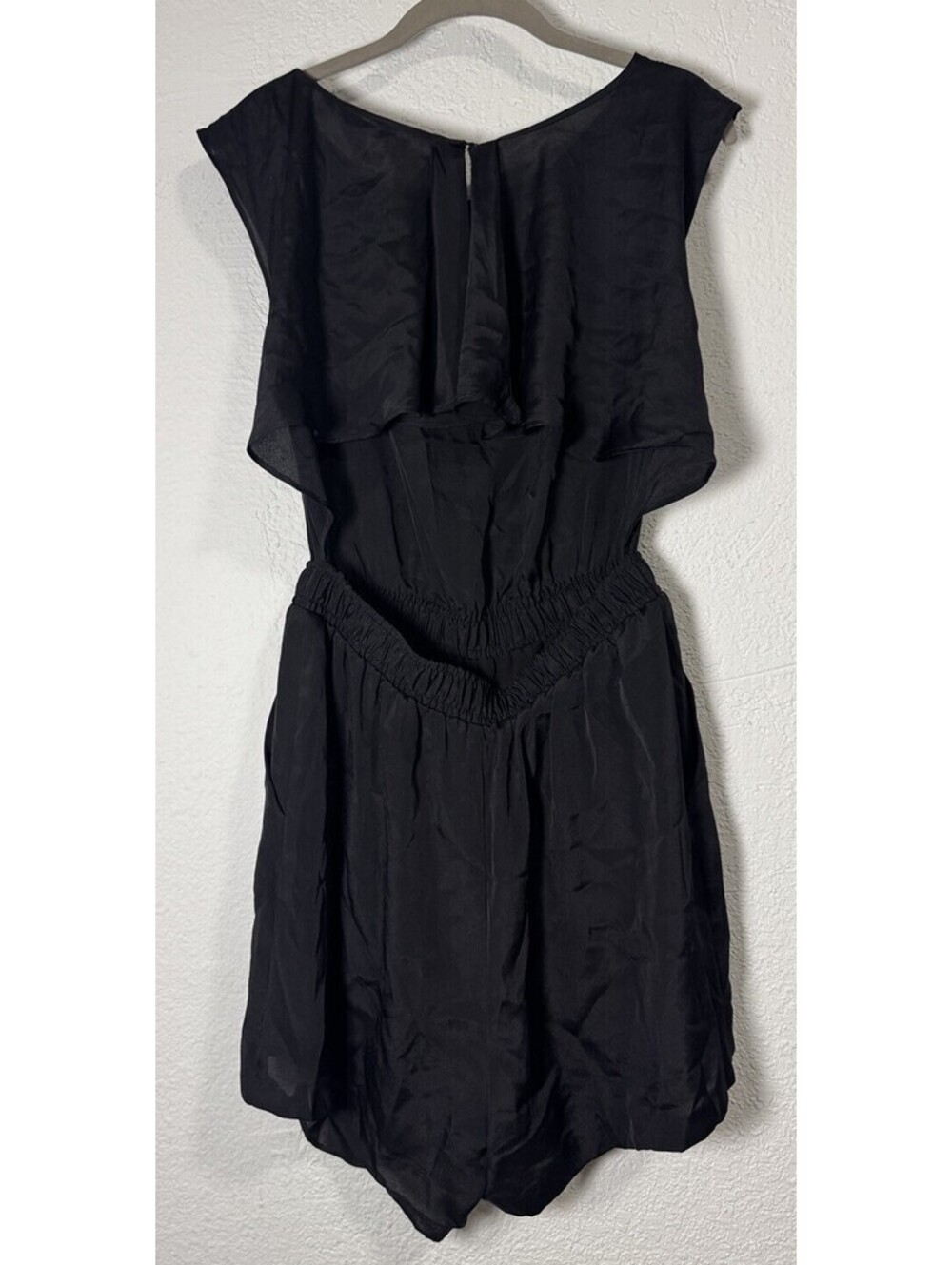 Bcbg Generation Open Back Black Short Romper Size Medium - Picture 1 of 4